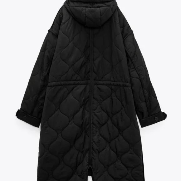 ZARA QUILTED MINIMAL PARKA LIMITED EDITION - Picture 8 of 12